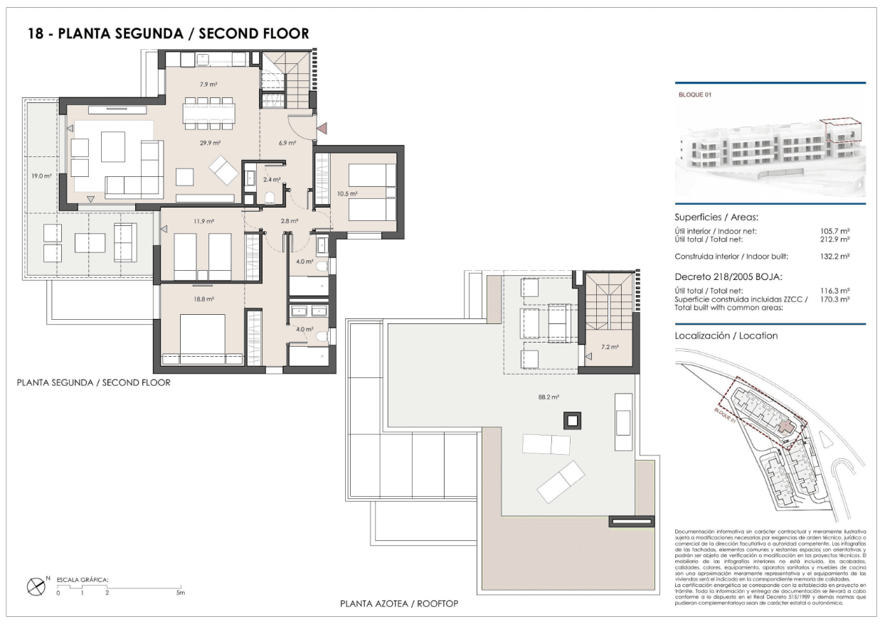 Planta Segunda Apartamento en Manilva - Imagen 1