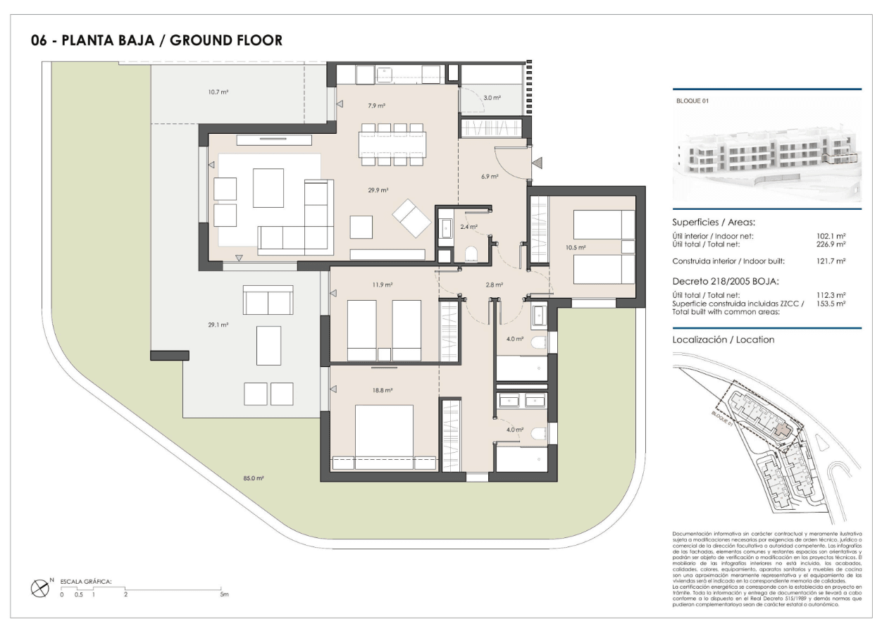 Apartamento en planta baja en Manilva - Imagen 1